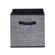 Simplify Collapsible Storage Cube, Black (25432-BLACK)