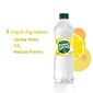 Poland Spring Sparkling Water, Lively Lemon, 16.9 oz. Bottles, 24/Carton (12349569/100965)