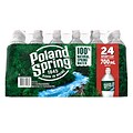 Poland Spring 100% Natural Spring Water, Regular Flavor, 700ml Bottles with Sport Cap, 24/Carton (12