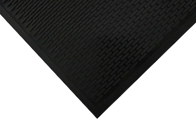 M+A Matting SuperScrape Scraper Mat, 68 x 45, Black (555046100)