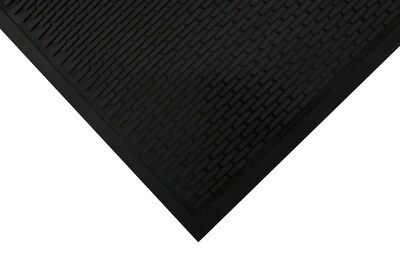 M+A Matting SuperScrape Scraper Mat, 55 x 34, Black (555035100)