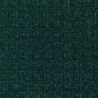 M+A Matting WaterHog Squares Fashion Mat, Universal Cleated, 3' x 5', Evergreen (2805935070)