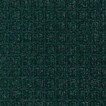 M+A Matting WaterHog Squares Fashion Mat, Universal Cleated, 3 x 5, Evergreen (2805935070)