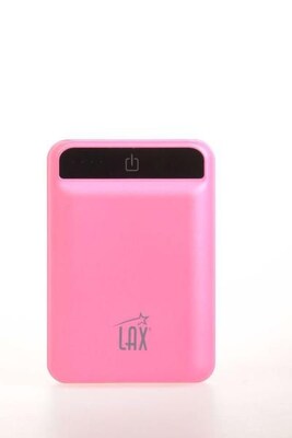 LAX Pro Mini 10000mAh Portable Power Bank - 2x High-Speed 5V/2A USB Charging Ports (Rose Gold) (LAXC