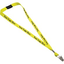 Custom Neon Polyester Web Lanyard, 5/8“