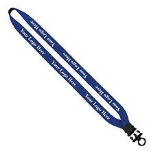 Custom Neoprene Lanyard With Snap Buckle, 3/4“