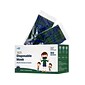 WeCare Disposable Face Mask, 3-Ply, Kids, Green Plaid, 50/Box (WMN100049)
