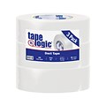 Colored Duct Tape, White, 2 x 60 yards, 3/Pack