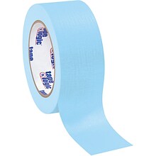 Tape Logic™ 2 x 60 Yards Light Masking Tape, Blue, 12 Rolls (T93700312PKH)