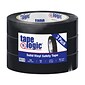 Tape Logic 1" x 36 yds. Solid Vinyl Safety Tape, Black, 3/Pack (T91363PKBL)