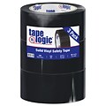 Tape Logic 2 x 36 yds. Solid Vinyl Safety Tape, Black, 3/Pack (T92363PKBL)
