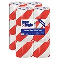 Tape Logic 4 x 36 yds. Striped Vinyl Safety Tape, Red/White, 12/Case (T9436RW)