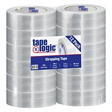 Tape Logic® 1400 Strapping Tape, 2 x 60 yds., Clear, 12/Case (T917140012PK)