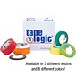 Tape Logic® Colored Masking Tape, 4.9 Mil, 1/2" x 60 yds., Black, 12/Case (T93300312PKB)