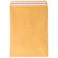 JAM Paper Peel & Seal Open End #13 Catalog Envelope, 10 x 13, Brown, 500/Pack (13034233C)