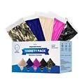 WeCare Individually Wrapped Disposable Face Masks, 3-Ply, Adult, Assorted Colors, 50/Box (WMN100026)