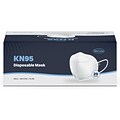 WeCare KN95 Disposable Face Mask, Adult, White, 20/Pack (WMN100002)