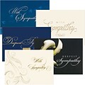 JAM Paper® Blank Sympathy Card Set, Sympathy Assortment, 25/pack (526AOA002WB)