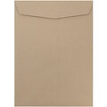 JAM Paper® 10 x 13 Open End Catalog Envelopes, Brown Kraft Paper Bag, 25/Pack (6315603a)