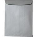 JAM Paper® 10 x 13 Open End Catalog Metallic Envelopes, Stardream Silver, 50/Pack (v018324i)