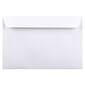 JAM Paper Booklet Envelope, 6" x 9", White, 25/Pack (4238)