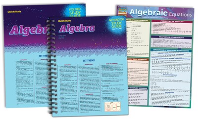 Quickstudy Algebra Reference Pack (238041)