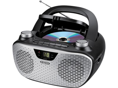 Jensen CD-485-BK CD/Radio Player, Black