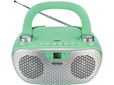 Jensen CD-485-GR CD/Radio Player, Green