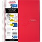 Five Star 5-Subject Notebook, 8.5" x 11", College Ruled, 200 Sheets, Red (72077)