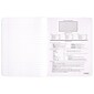 Mead 1-Subject Composition Notebooks, 9.75" x 7.5", Wide Ruled, 100 Sheets, Black (09910)