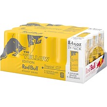 Red Bull The Yellow Edition Tropical Energy Drink, 8.4 Fl. Oz., 24 Cans/Carton (RB224483)