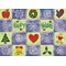 Happy Holidays Quilt Christmas Greeting Cards, With A7 Envelopes, 7 x 5, 25 Cards per Set