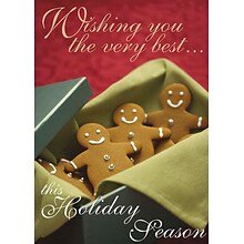 Wishing You The Very Best This Season Holiday Greeting Cards, With A7 Envelopes, 7 x 5, 25 Cards p