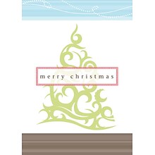 Merry Christmas Holiday Greeting Cards, With A7 Envelopes, 7 x 5, 25 Cards per Set