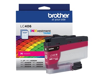 Brother LC406 Magenta Standard Yield Ink Cartridge (LC406MS)