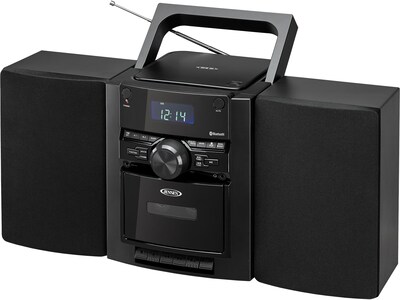 Jensen CD-785 Bluetooth Cassette/MP3/CD/Radio Player, Black (CD-785)