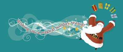 Wishing You A Magical Holiday Season Holiday Greeting Cards, With A7 Envelopes, 7 x 5, 25 Cards pe