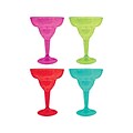 Amscan Margarita Party Glasses, Kiwi/Magenta/Red/Teal, 20/Set (357891)