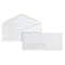 Quill Brand Gummed #10 Window Envelope, 4-1/8 x 9-1/2, White Wove, 500/Box (69711 / 70719)