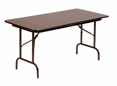 Correll Commercial Duty Folding Table in Walnut (CF2448PXA-01)