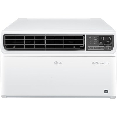 LG DUAL Inverter 115-Volt 9500 BTU Window Air Conditioner with Remote, WiFi Enabled, White (LW1019IV