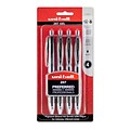 uni-ball 207 Retractable Gel Pen, Ultra Micro Point, Black Ink, 4/Pack (1790927)