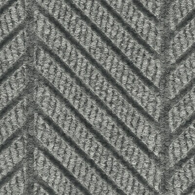 M+A Matting WaterHog Max Herringbone Fashion Mat, Universal Cleated, 4 x 6, Grey Ash (22417346070)