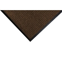 M+A Matting WaterHog Squares Classic Mat, Universal Cleated, 3 x 10, Dark Brown (20052310070)