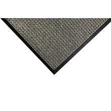 M+A Matting WaterHog Squares Classic Mat, Universal Cleated, 3 x 5, Medium Grey (2005735070)