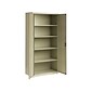 Hirsh 72" Steel Storage Cabinet with 5 Shelves, Putty (22004)