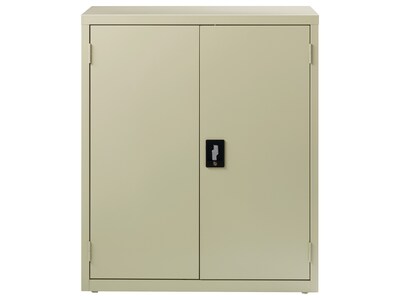 Hirsh 42" Steel Storage Cabinet with 3 Shelves, Putty (22001)