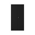 Hirsh 72 Steel Janitorial Storage Cabinet with 3 Shelves, Black (24033)