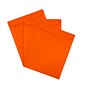 JAM Paper 9" x 12" Open End Catalog Colored Envelopes, Orange Recycled, 10/Pack (80410B)