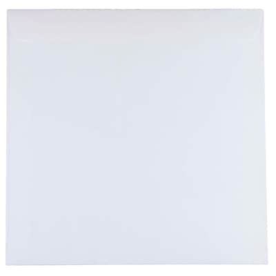 JAM Paper 9.5 x 9.5 Square Invitation Envelopes, White, 25/Pack (4233)